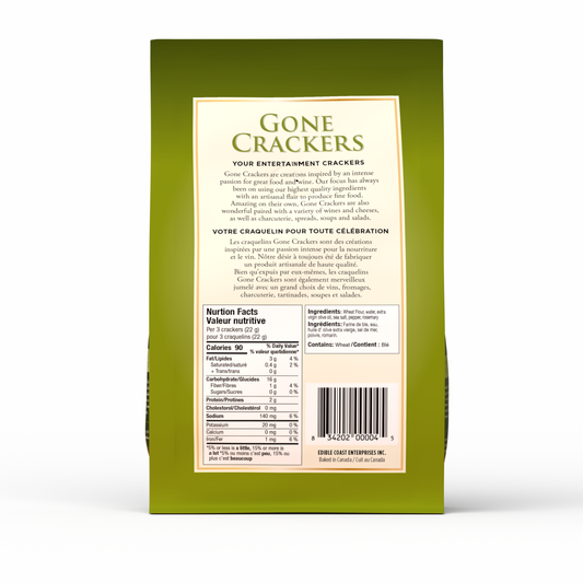 Olive Oil & Cracked Pepper Cracker