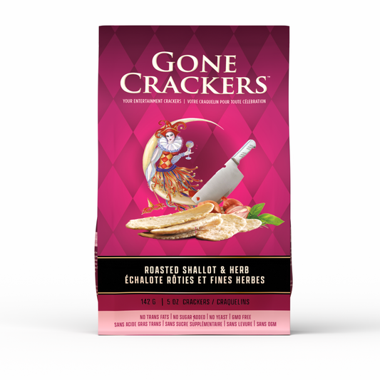 Roasted Shallot Crackers